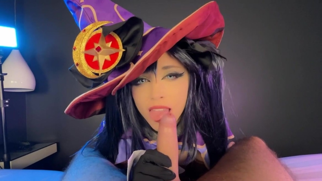 🔞🍒🍑 AeryTiefling In Mona Sex Genshin Impact Cosplay Porn 